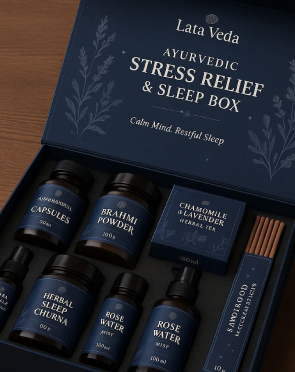 Ayurvedic Stress Relief & Sleep Box